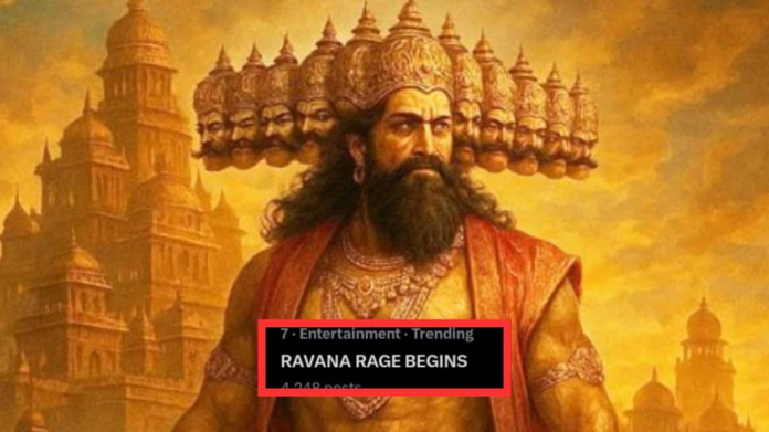 Ramayana: #Ravanaragebegins The fans are waiting for the first glimpse as a trend

