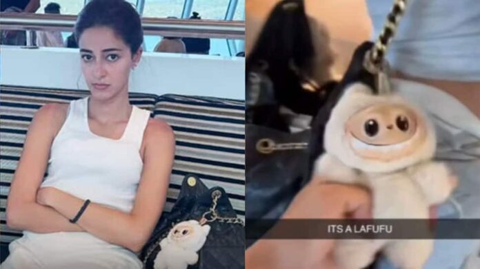 Take Labubu to the doll, Lafufus is here! Ananya Pandey admitted that she is a fake Laughfu on her real channel bag

