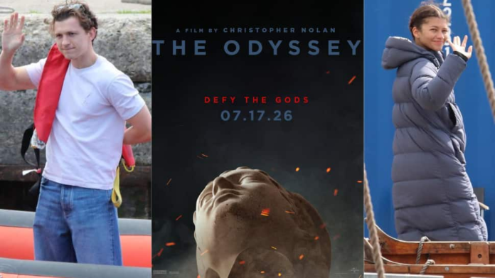 The Odyssey: Tom Holland, Zendya and Matt Demon spotted Filming for the film Christopher Nolans- in Pix

