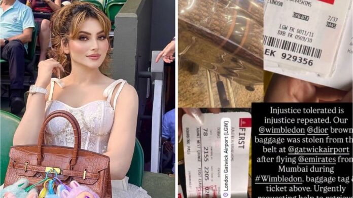 Urvashi Rautela's dyer bag was stolen at London Airport during Wimbledon, Neetzens asked 'Maybe you took your Lebubas'?

