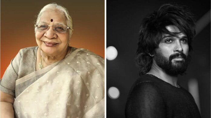 Allu Arjun issued a heartfelt statement to mourn her grandmother's death

