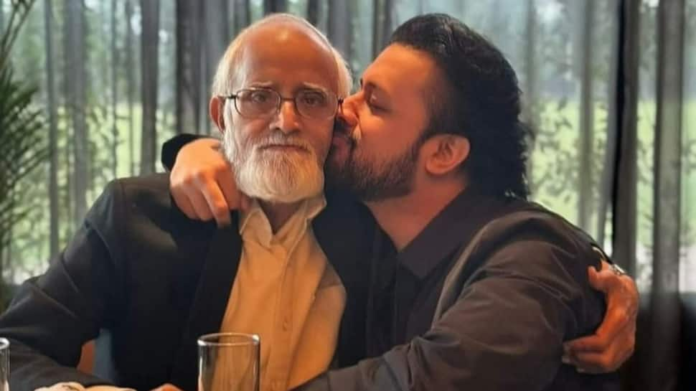 Atif Aslams Father passes only months after the heart attack, singer shared the last good note

