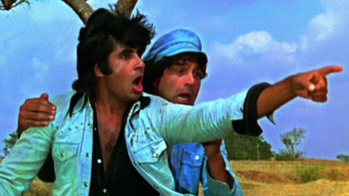 Classic Sholay's Making Refruit on August 15, 1975


