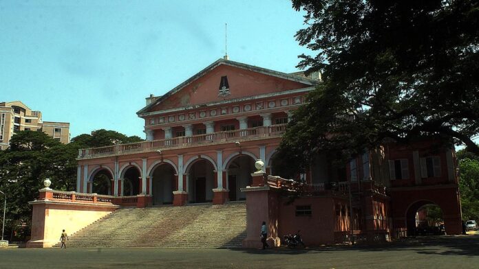 Flight of stairs in Chennai's Rajji Hall where intense scenes in Tamil cinema revealed

