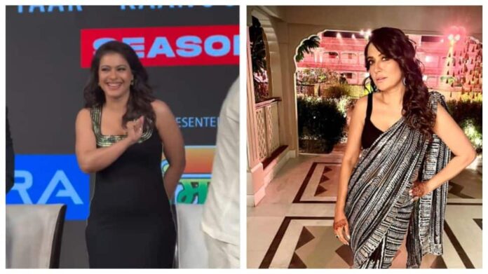 Kajol trolled to wear a black bodycon dress, to zoom Mini Mathur Slam Paprazi on the actor's body

