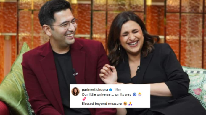 Parineeti Chopra and husband Raghav Chadha declared pregnancy, our small universe ... '


