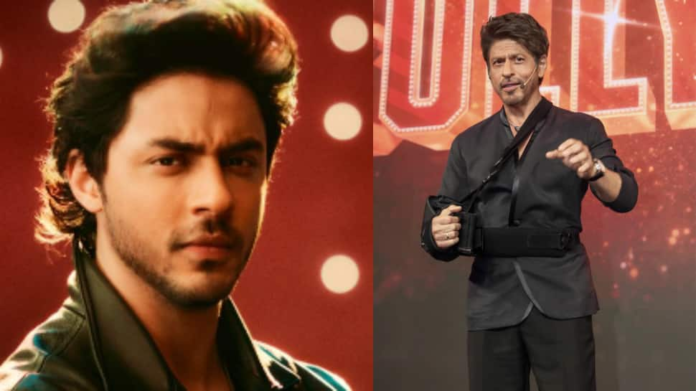 Shah Rukh Khan replaced the host and proud father in the first first trailer launch of Aryan Khan's direction.

