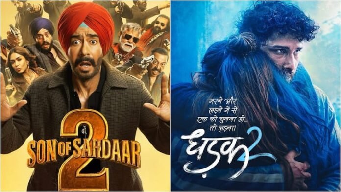 Son Of Sardaar 2 Dhadak 2 Box Office collection Ajay Devgn’s Sequel Doubles Earnings Over Siddhant-Triptii Film Son Of Sardaar 2 vs Dhadak 2 Box Office: Ajay Devgn’s Sequel Doubles Earnings Over Siddhant-Triptii’s Film