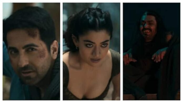 Thama Teaser: Ayushmann Khurrana, Rashmika Mandanna Face Vampire Nawazuddin Siddiqui Thama Teaser: Ayushmann Khurrana, Rashmika Mandanna Face Vampire Nawazuddin Siddiqui