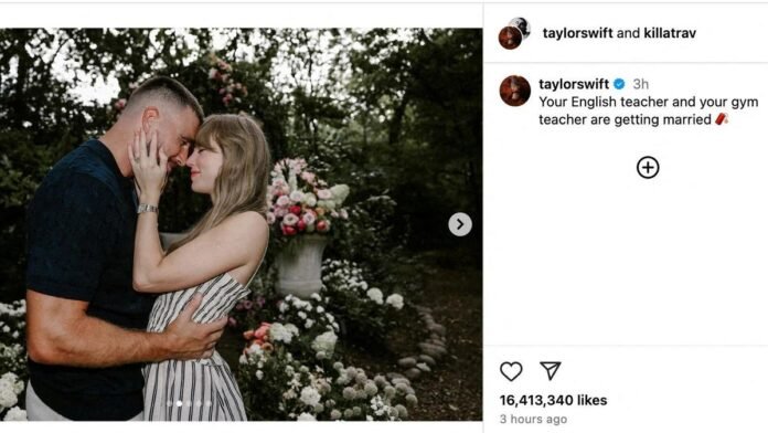 Taylor Swift-trivis cail engagement: This diamond is not just for Taylor, a moment that has spewed global feelings
