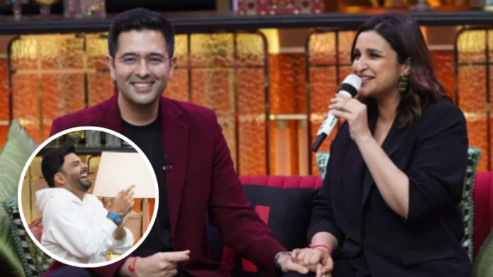 Thruobac | When Raghav Chadha indicated good news with wife Parineeti Chopra in the great Indian Kapil show amid the declaration of pregnancy.

