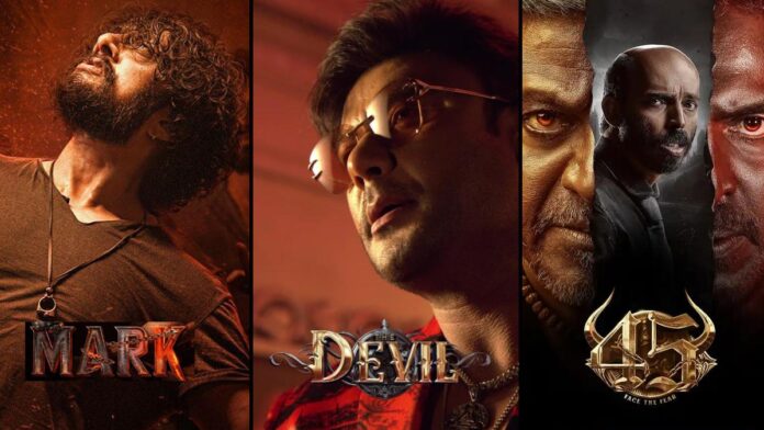 'Devil', 'Mark' and '45': Sandalwood is a witness to Titans in this December

