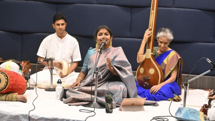 Brinda Manikavasakan's concert for the melodious sound was a mixed bag