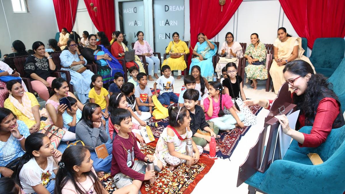 Katha Dhara Hyderabad program brings theater to government school students