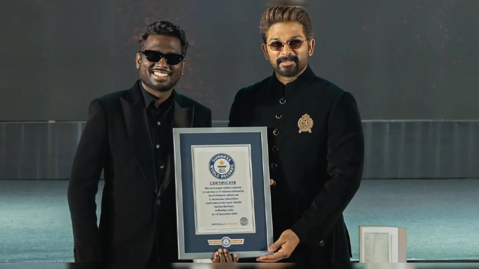 Allu Arjun and Atlees Raka Set a Guinness World Record before release