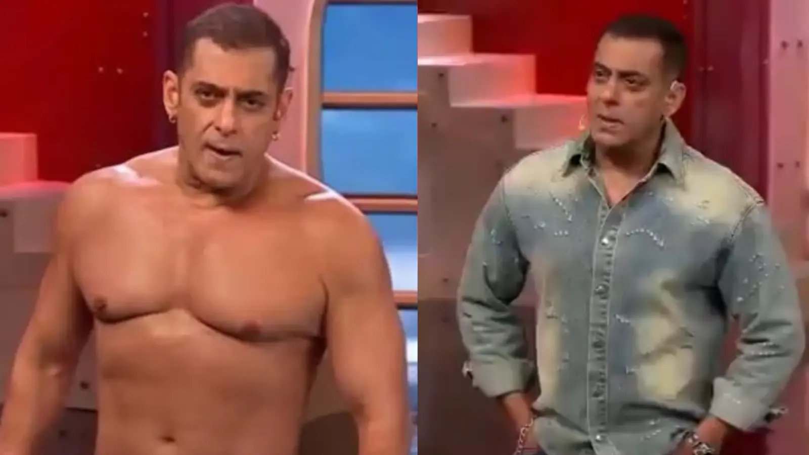 Bigg Boss 20: Salman Khan reacts to his shirtless moment:Abhi 6-pack NoWork in progress is"