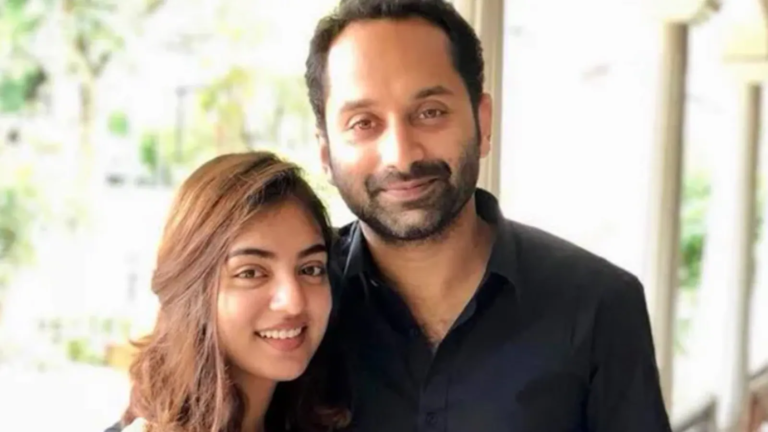 Fahad Faasil, 44, talks about wife Nazria Nazim, 31, saying he is "married with one child".