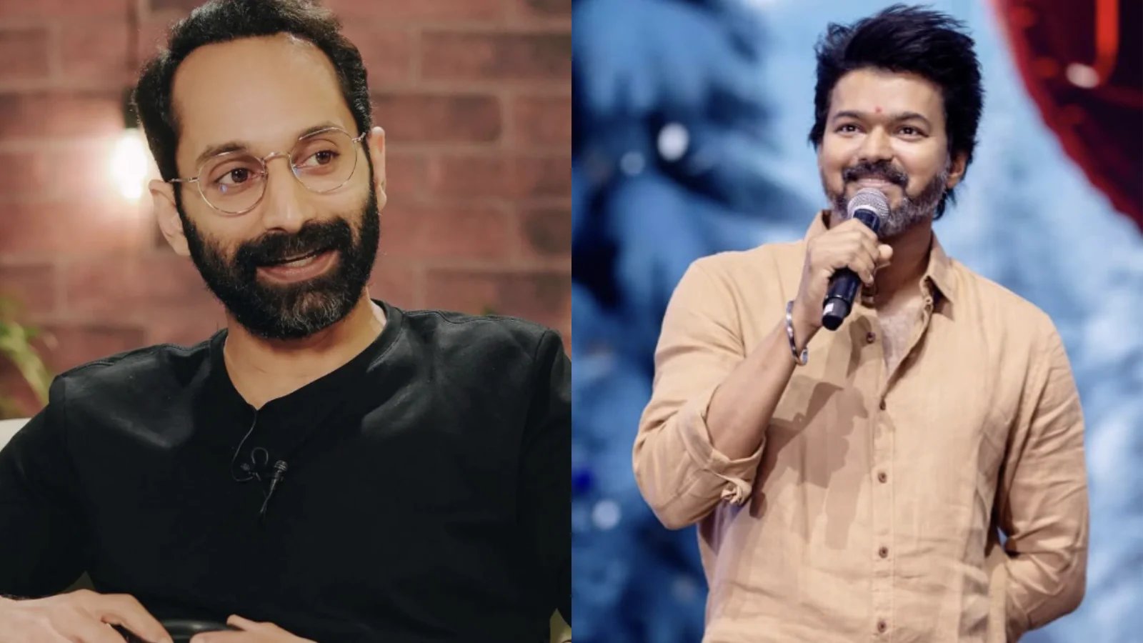 Fahadh Faasil shares how Vijay predicted his acting career