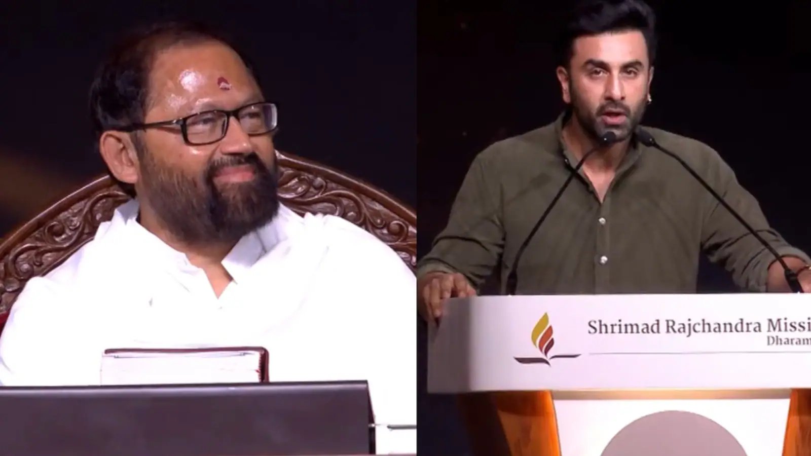 Ranbir Kapoor calls Gurudev Shri Rakesh Ji 'Youth Magnet', praises youth for choosing spirituality