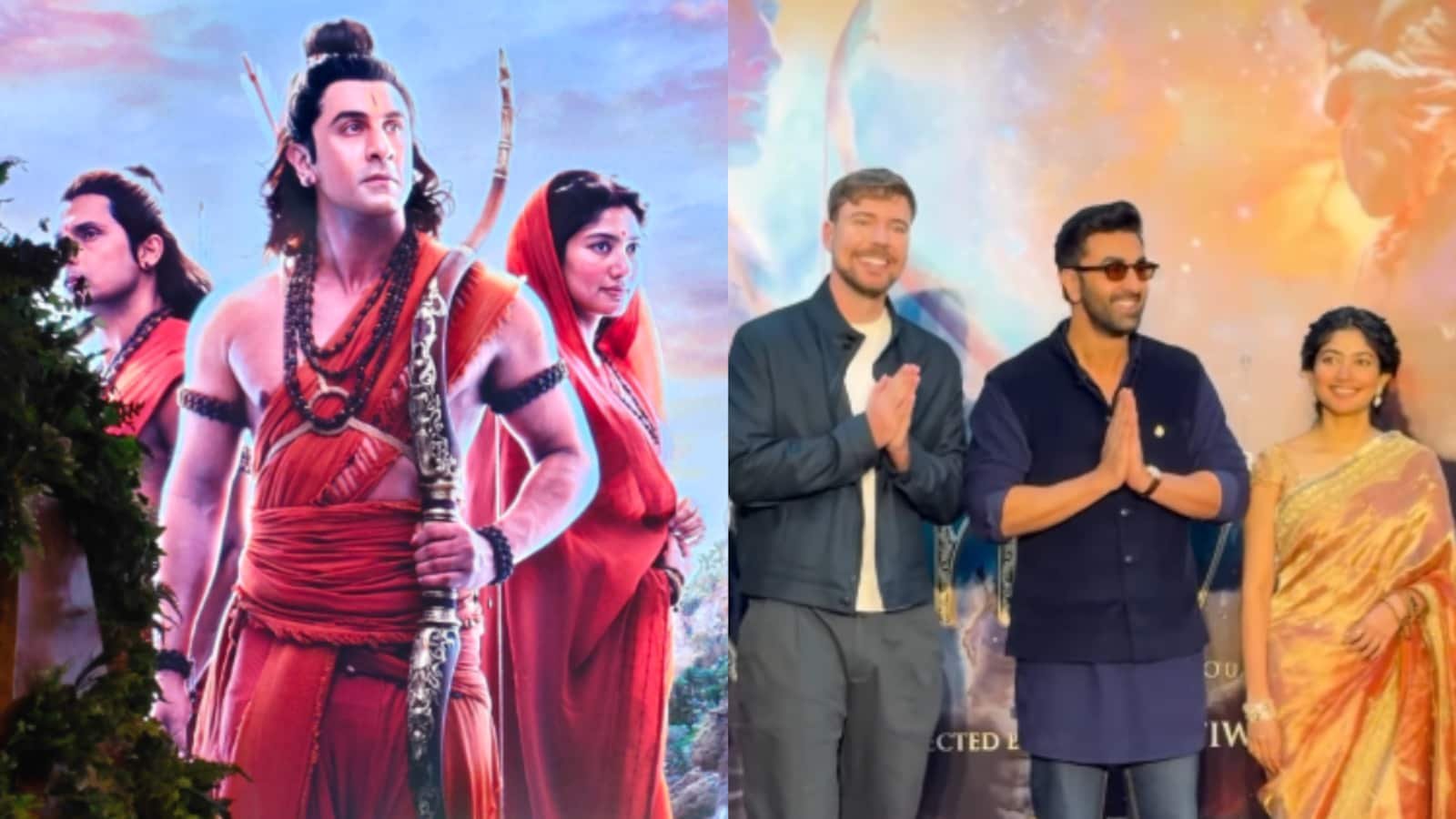 Watch: Ranbir Kapoor, Sai Pallavi join YouTuber Mr. Beast for special The Ramayana event