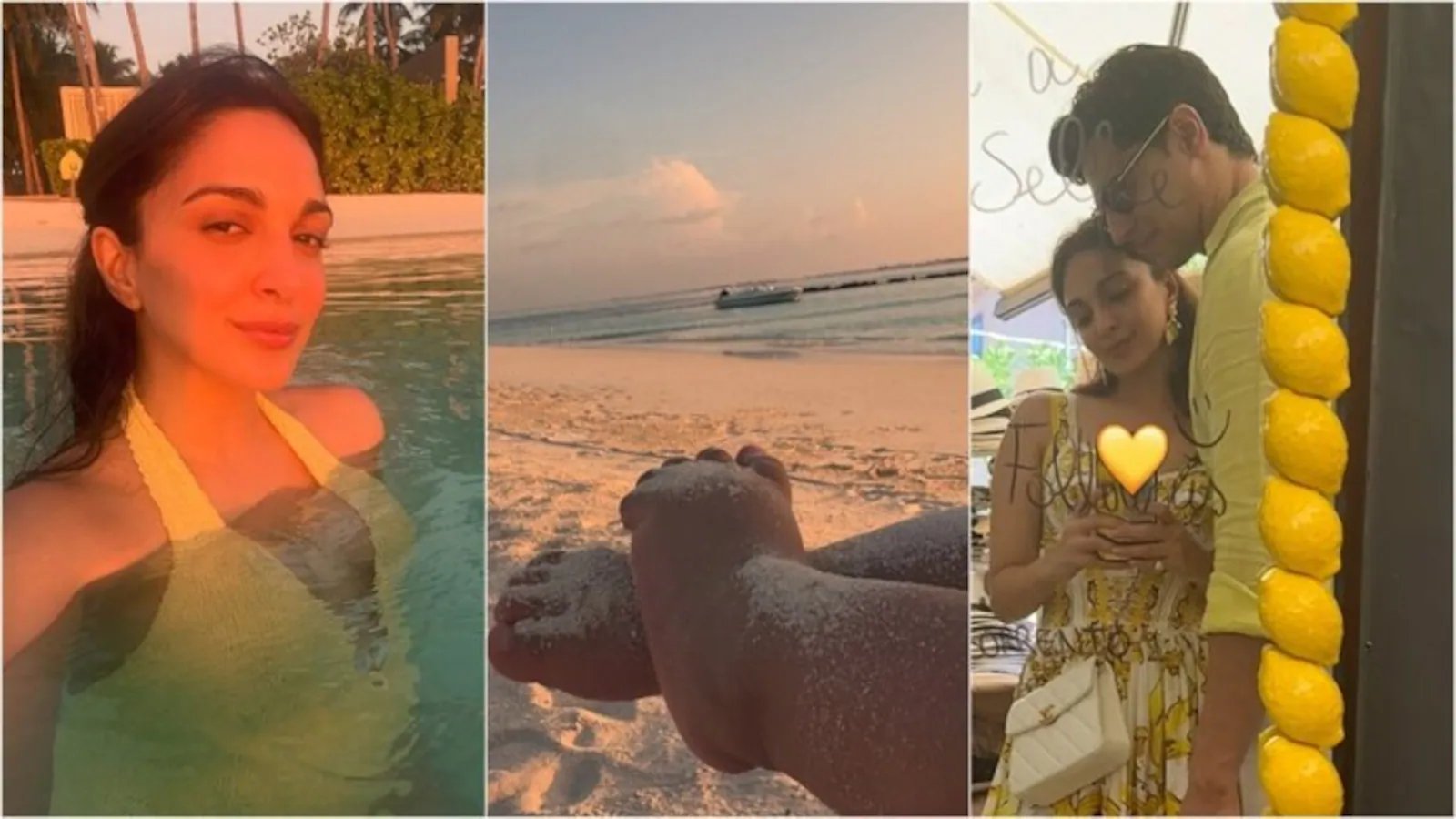 Days after pregnancy announcement, Kiara Advani shares holiday snaps with Sidharth Malhotra and baby Sariyah