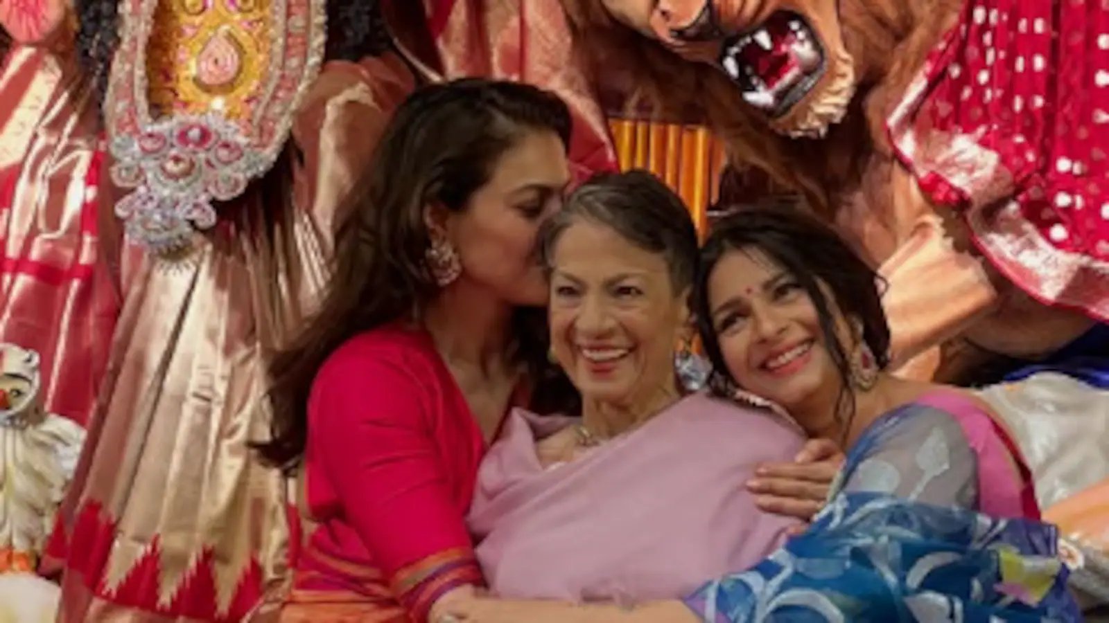 Durga Puja 2026: Kajol, Tanuja and Tanisha Celebrate 'Maa'