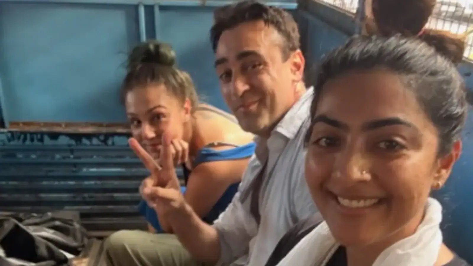 Imran Khan, girlfriend Lekha Washington was released hours after being detained during the CJP protest in Mumbai.