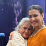 Jaya Bachchan hugs Kajol at Durga Puja pandal. Nyasa, join the Yuga celebrations
