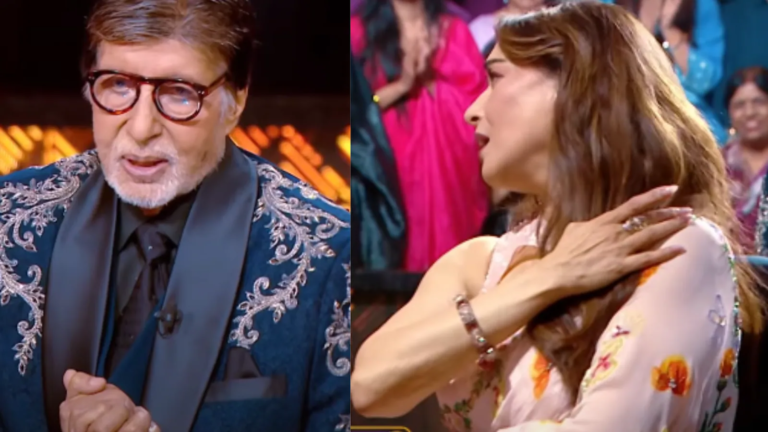 Madhuri Dixit turns on her inner diva Who will become a millionaire?Amitabh Bachchan is surprised