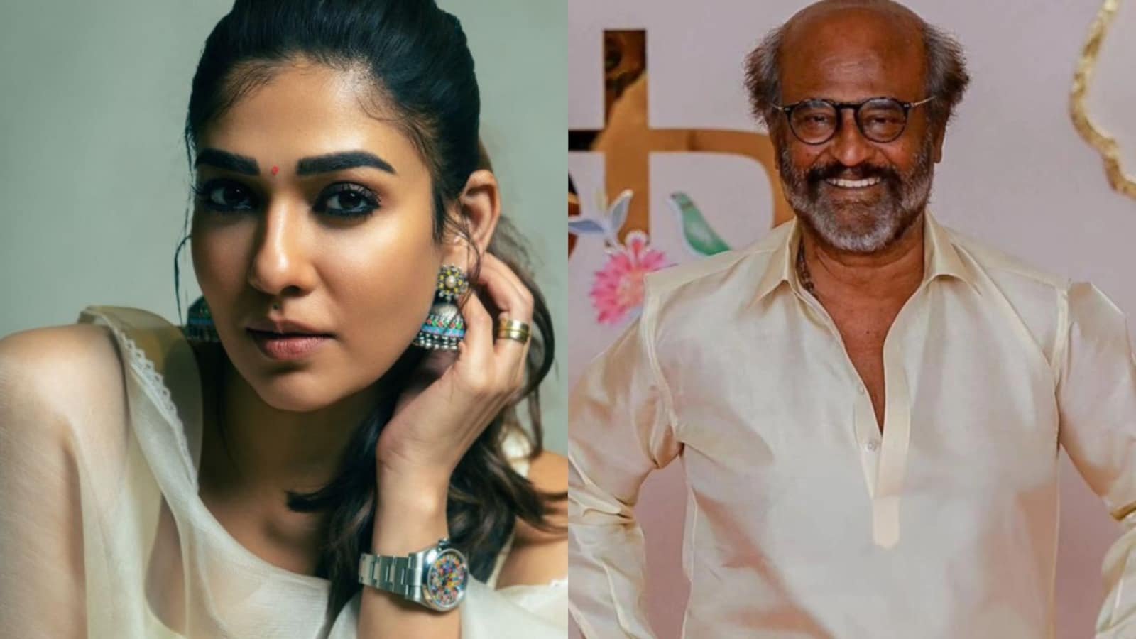 Nayanthara joined Rajinikanth religiousThe first look of the actor out
