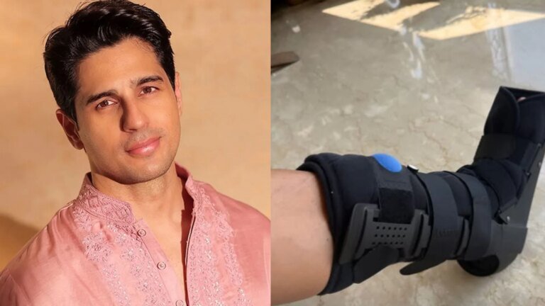 'Severely broke a leg': Siddharth Malhotra shares picture of injured leg
