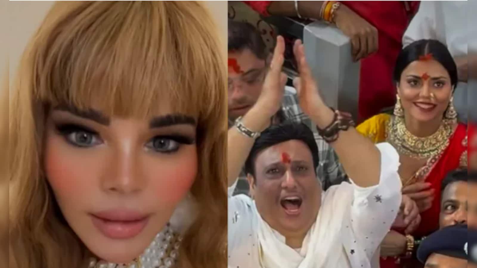 'husband thief': Rakhi Sawant Warns Komal Rani Swarankar Between Govinda and Sunita Ahuja